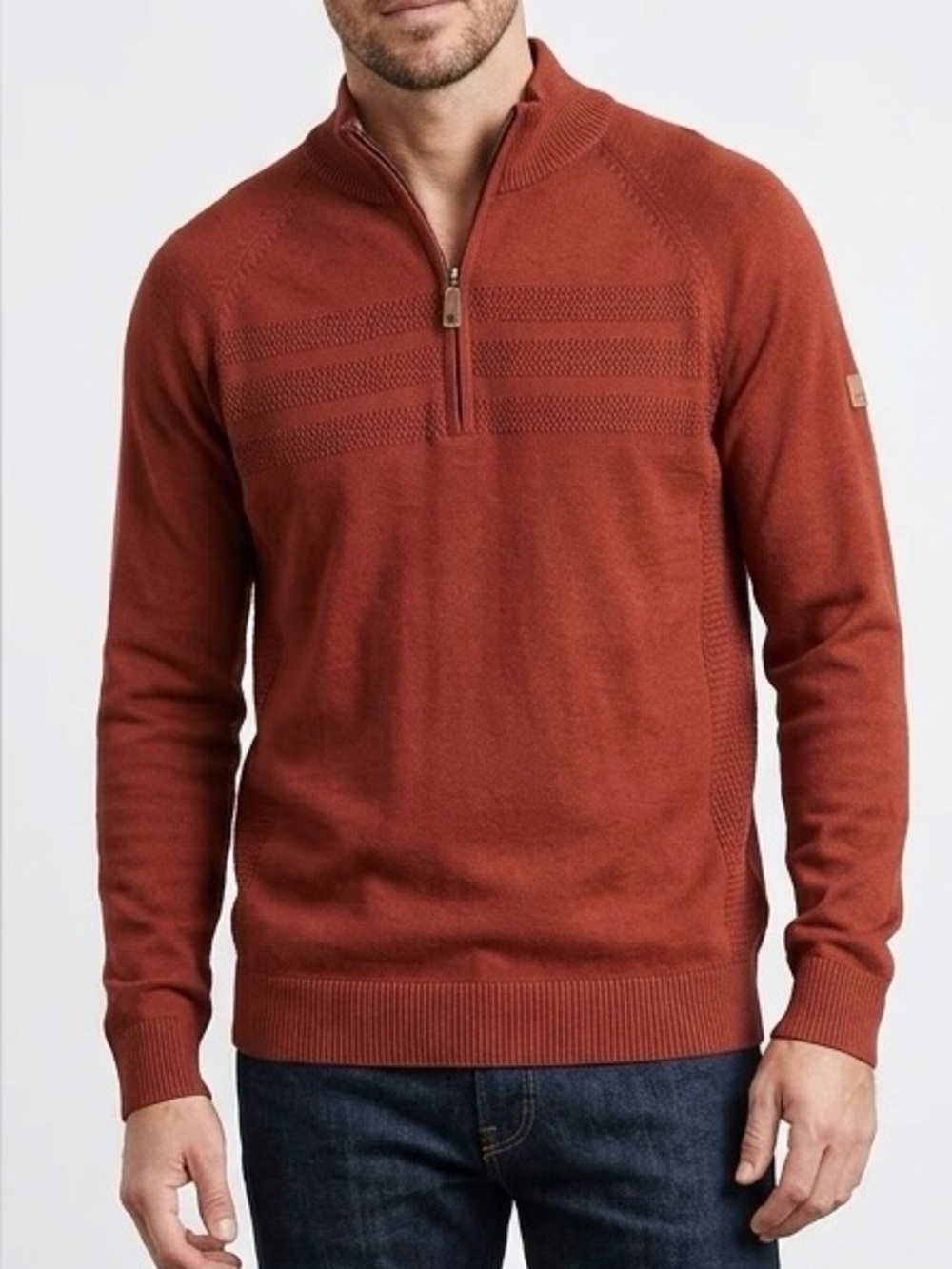 Royal Robbins Ventour Merino Blend 1/4 Zip NWT XL Red Rock Quiet Luxury